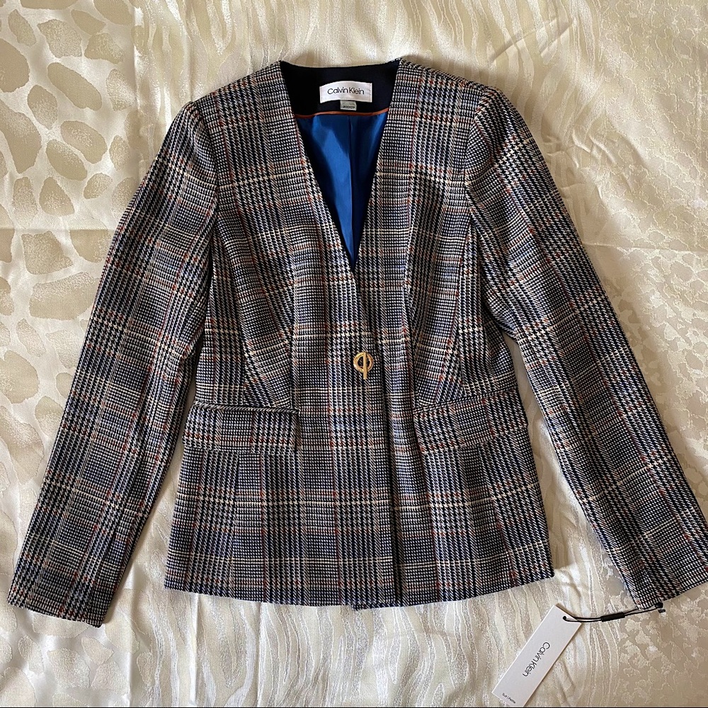 Calvin Klein Blazer with multicolored stripes 2P